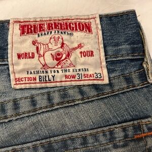 True Religion Blue Relaxed Jeans Classic Denim